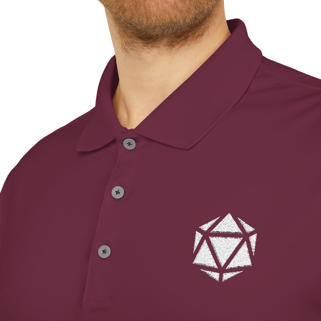 Embroidered Adidas D20 Logo Polo — Performance Golf Shirt