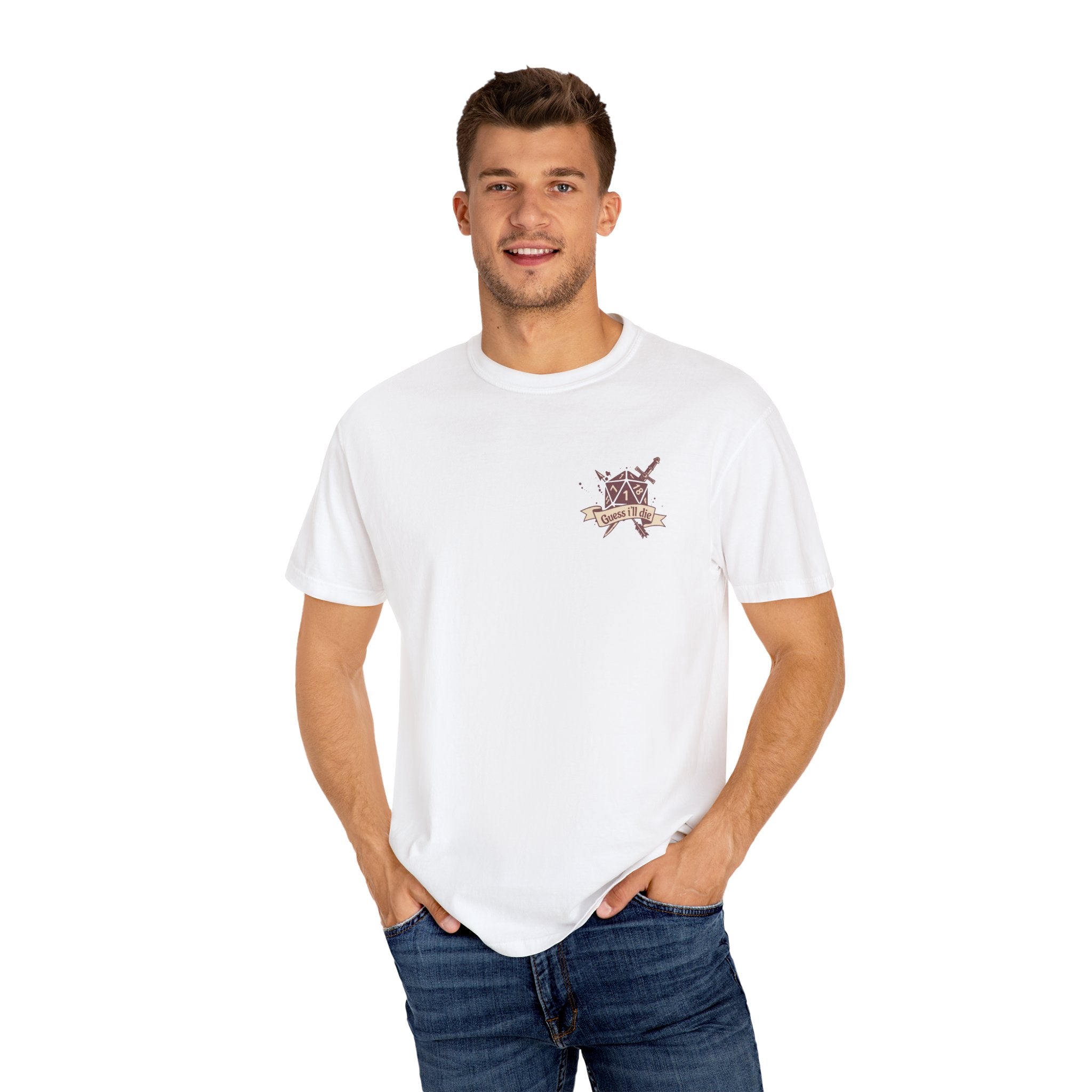 Dungeons and Dragons shirt “guess I’ll die”