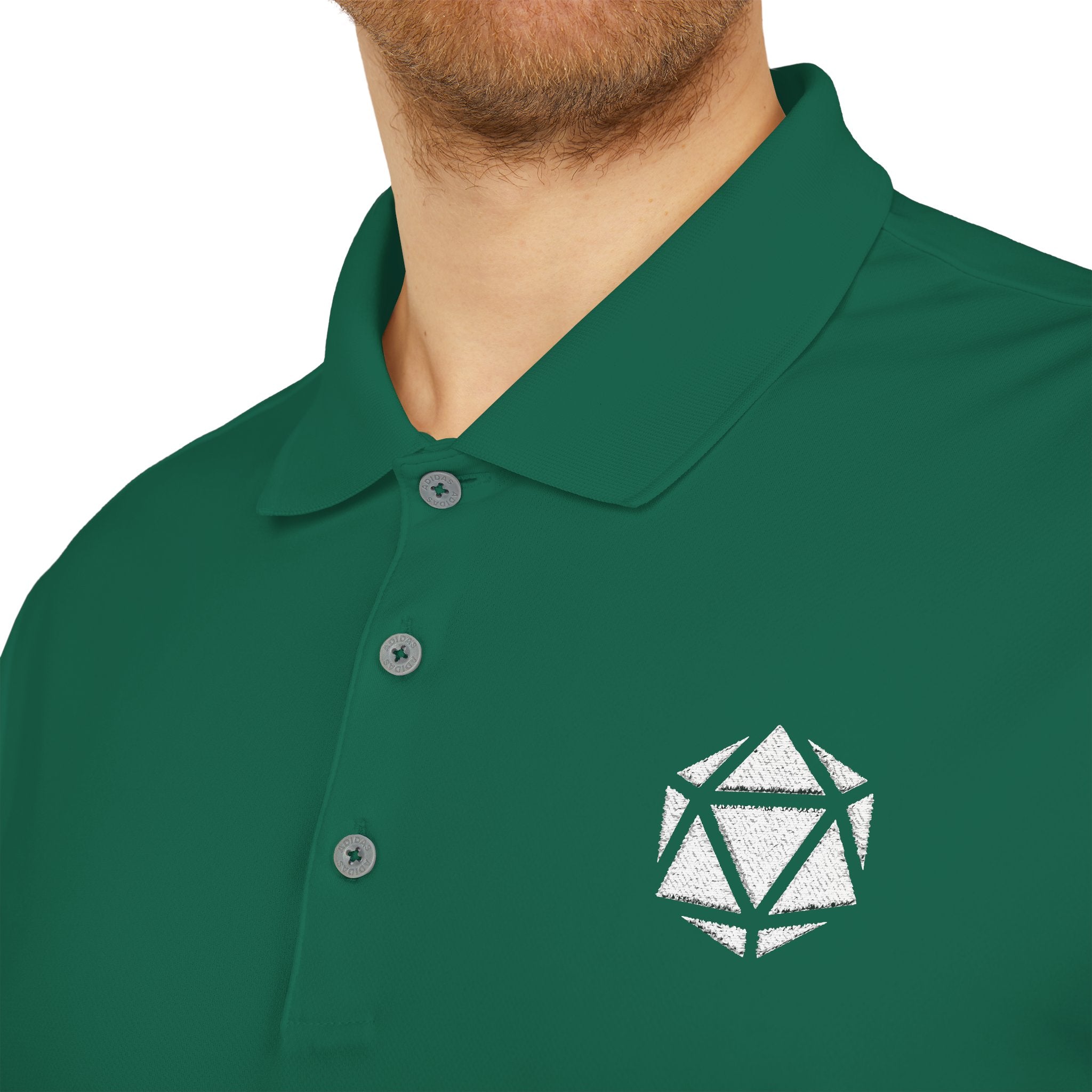 Embroidered Adidas D20 Logo Polo — Performance Golf Shirt
