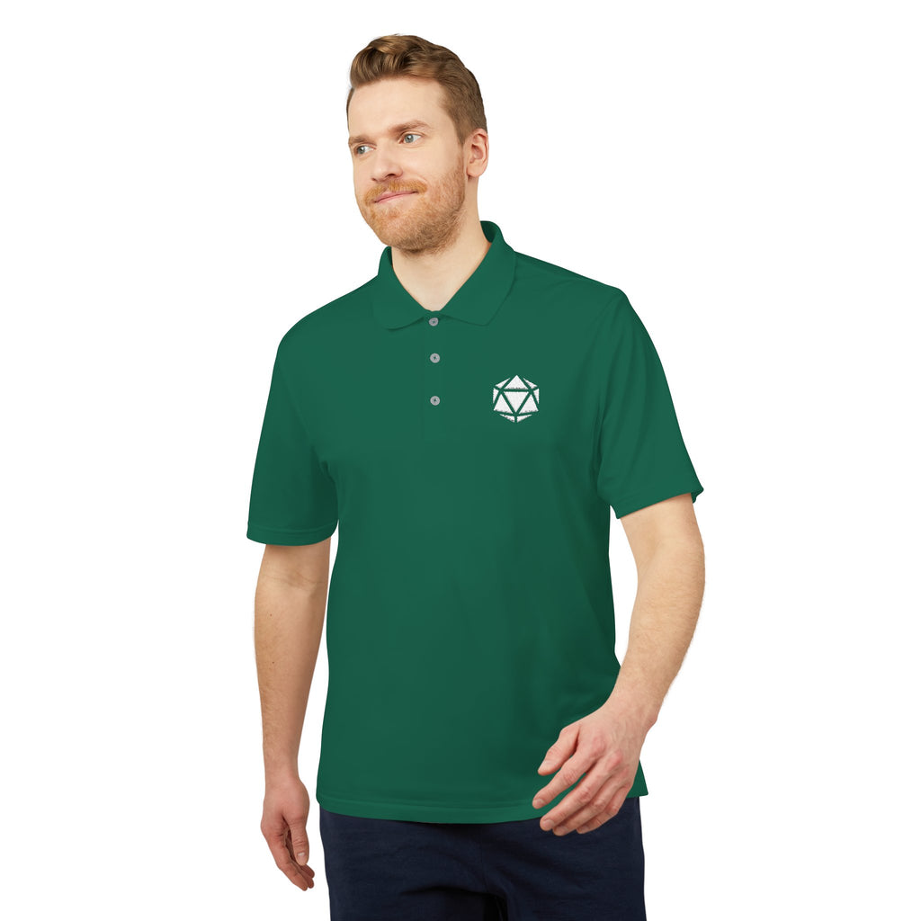 Embroidered Adidas D20 Logo Polo — Performance Golf Shirt