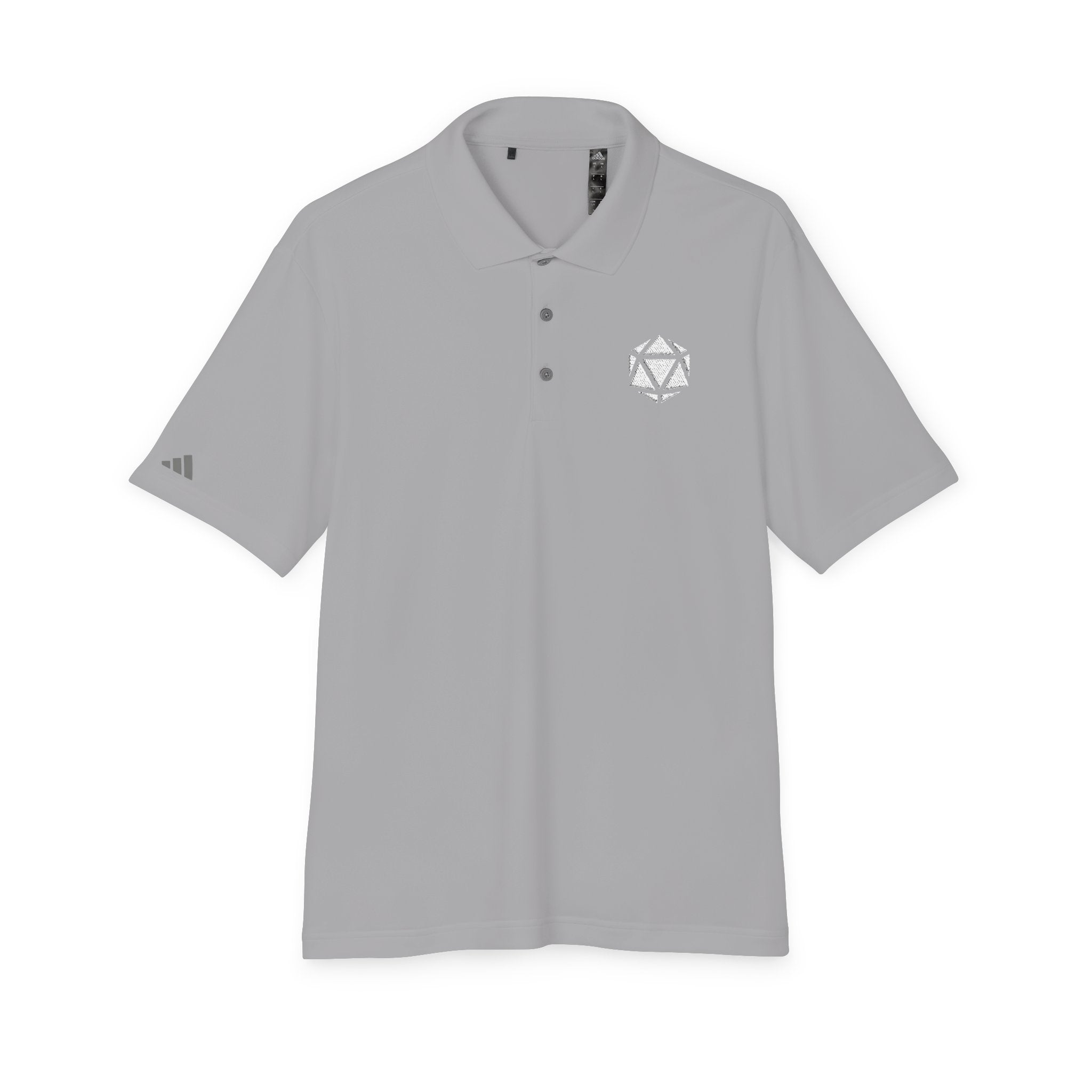 Embroidered Adidas D20 Logo Polo — Performance Golf Shirt