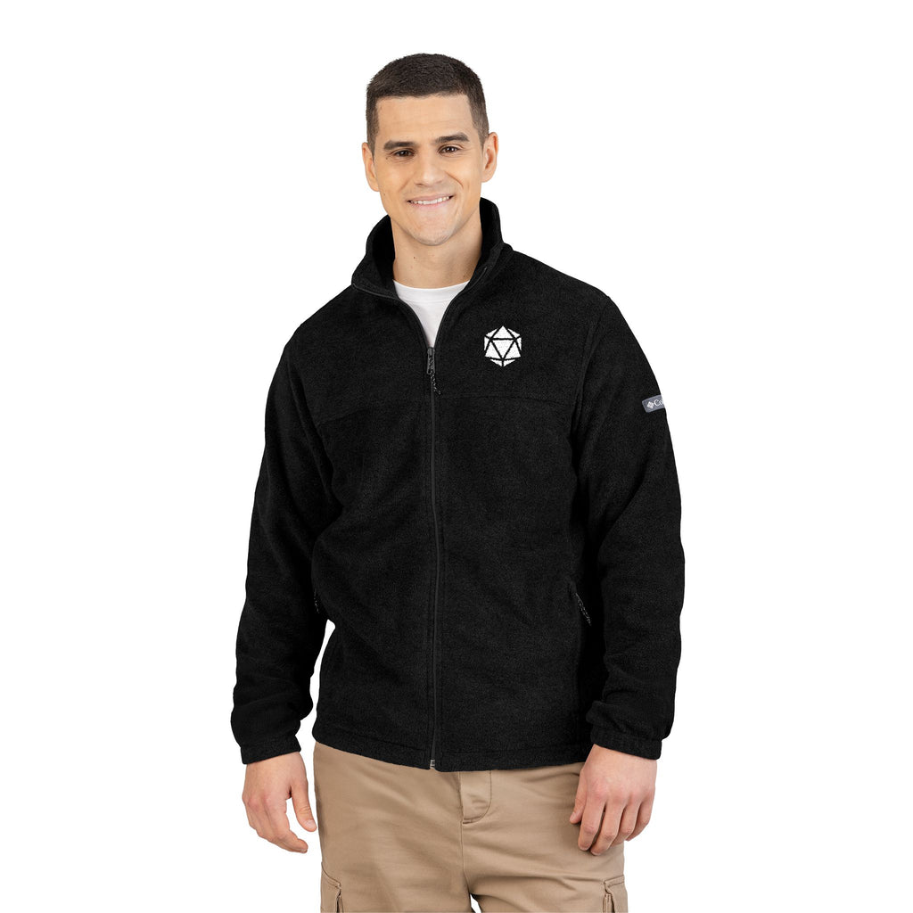 Embroidered D20 Compass Logo Fleece Jacket