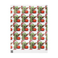 Christmas Dice Goblin Wrapping Paper Roll - Cute Holiday Gift Wrap