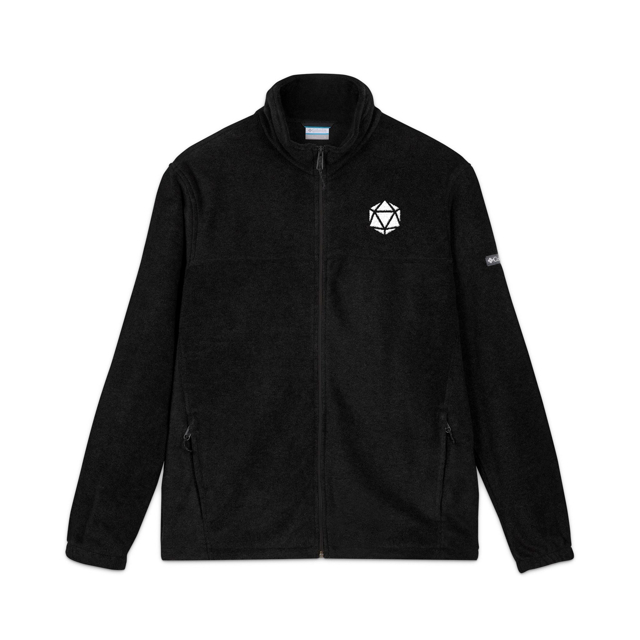 Embroidered D20 Compass Logo Fleece Jacket