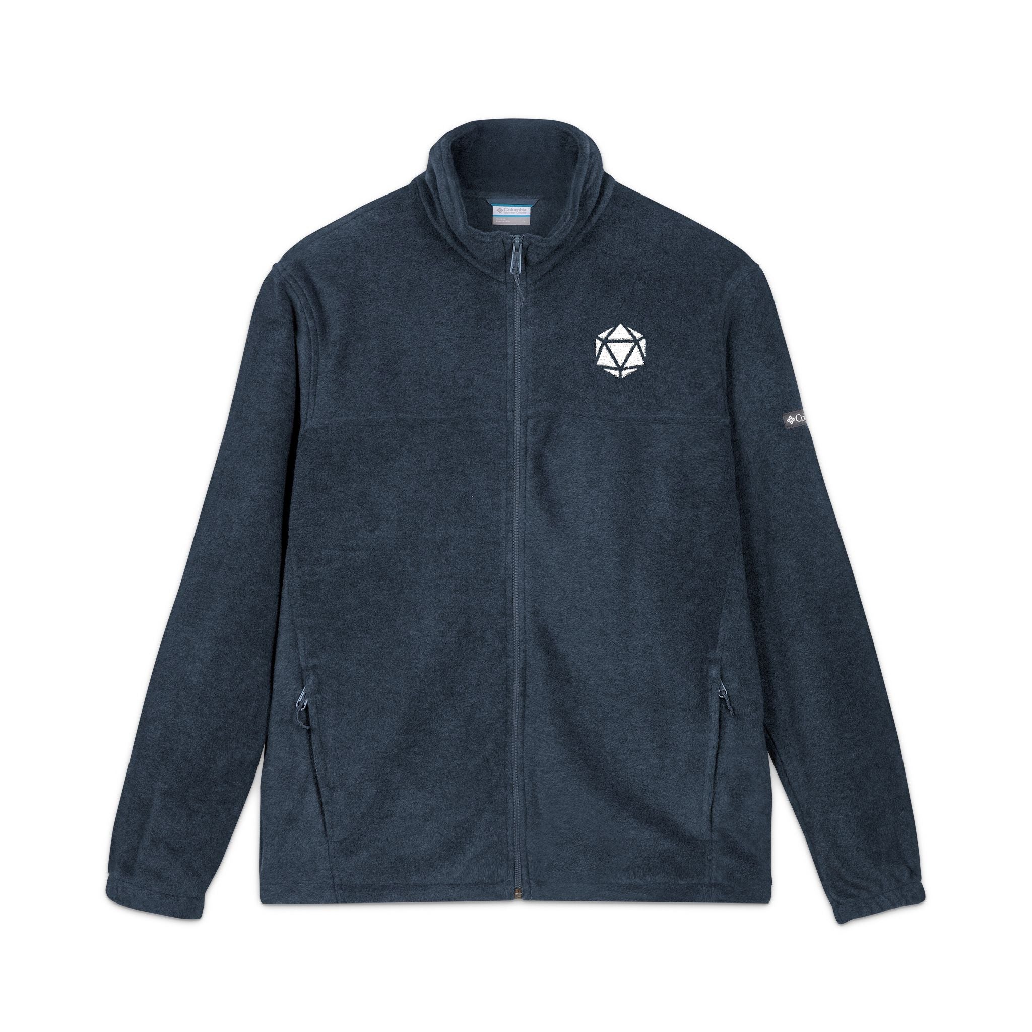Embroidered D20 Compass Logo Fleece Jacket