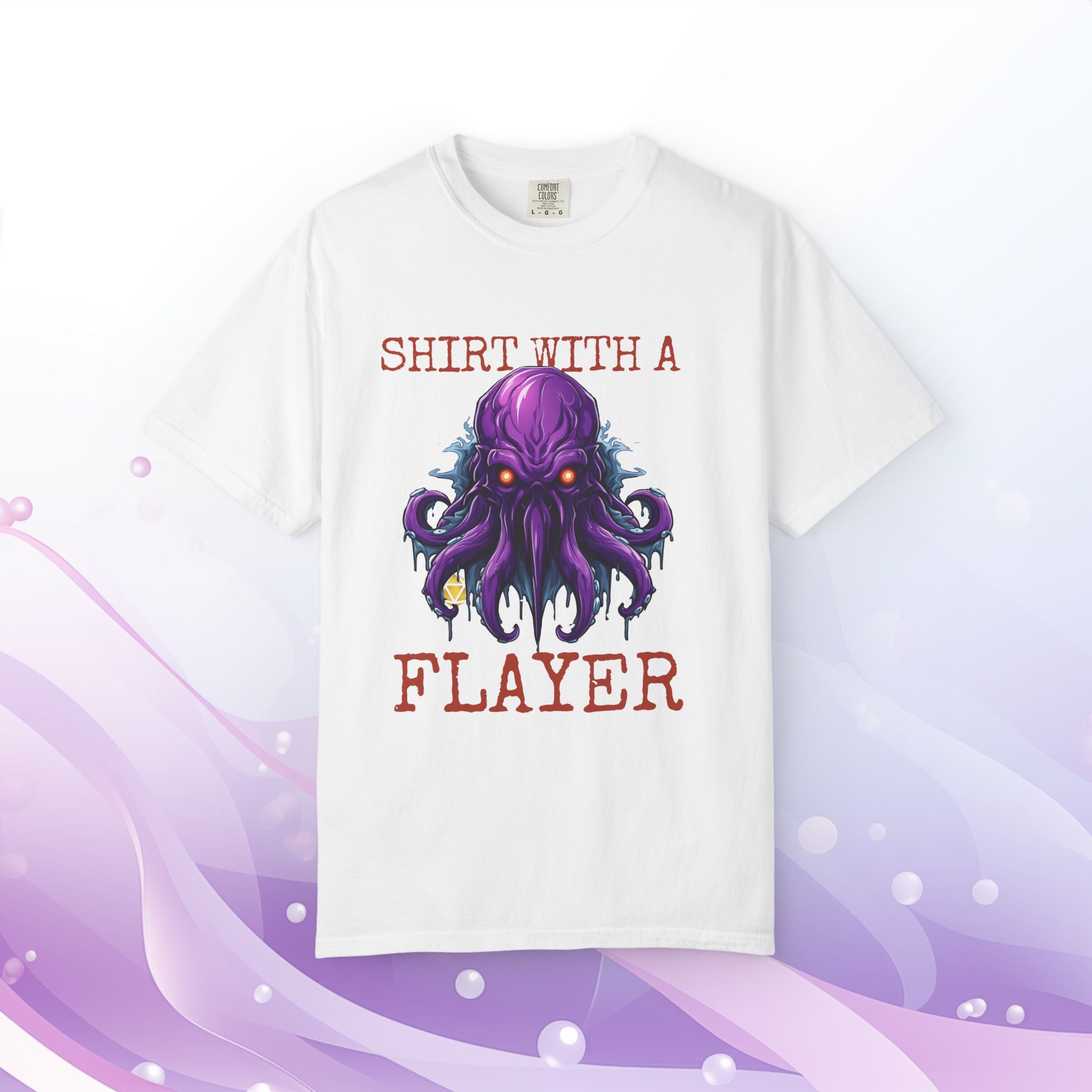 Shirt With a Flayer T-Shirt — Mind Flare Graphic Tee