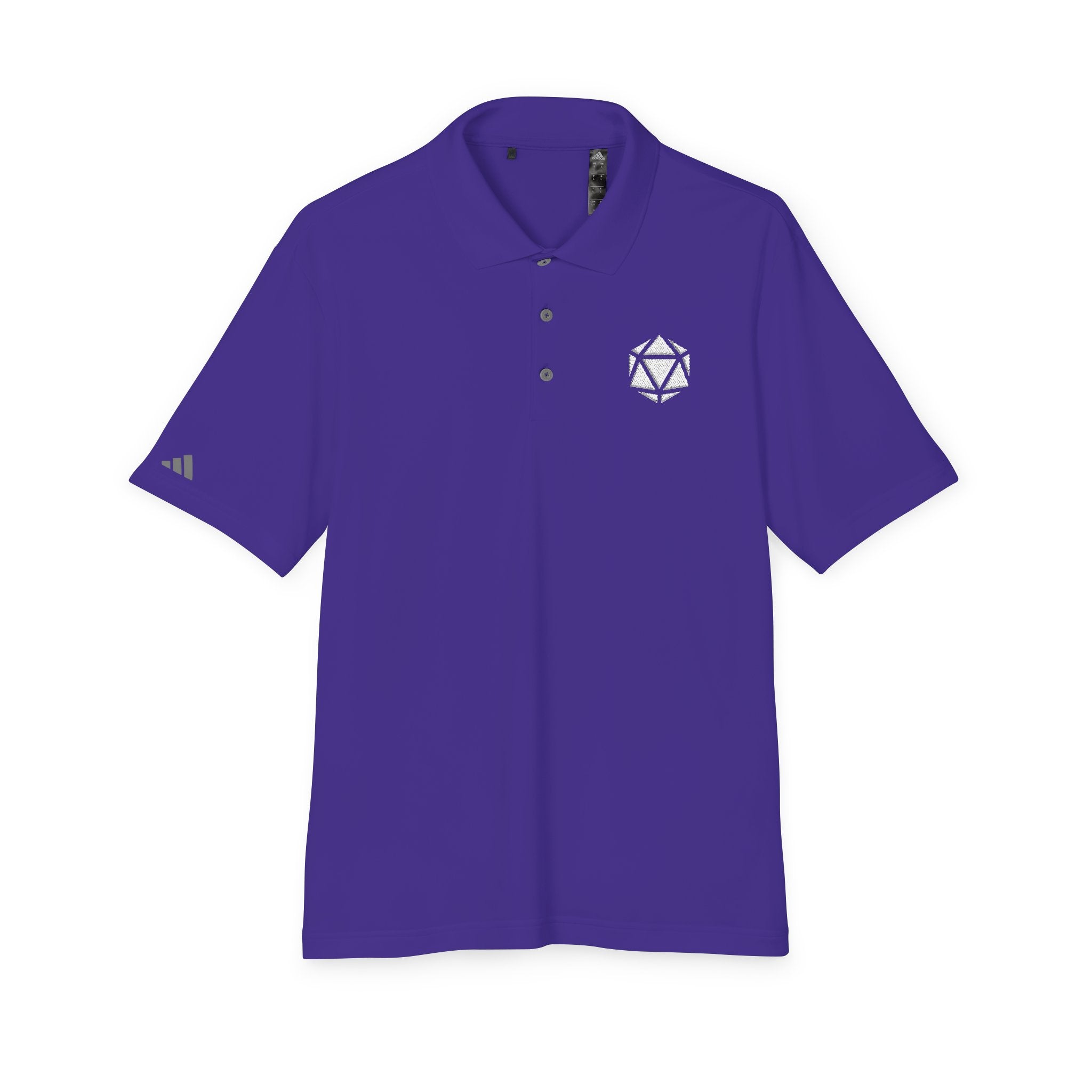 Embroidered Adidas D20 Logo Polo — Performance Golf Shirt