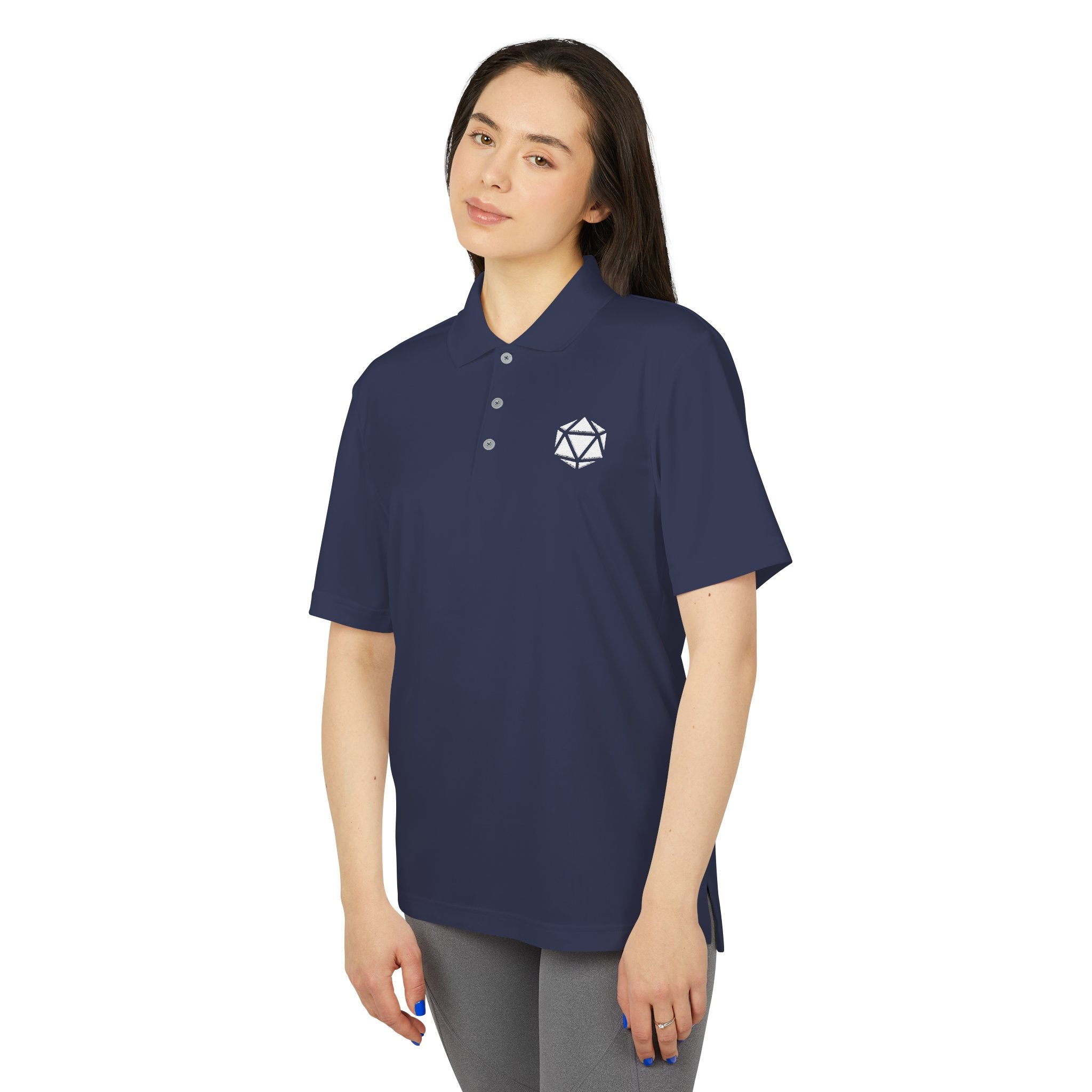 Embroidered Adidas D20 Logo Polo — Performance Golf Shirt