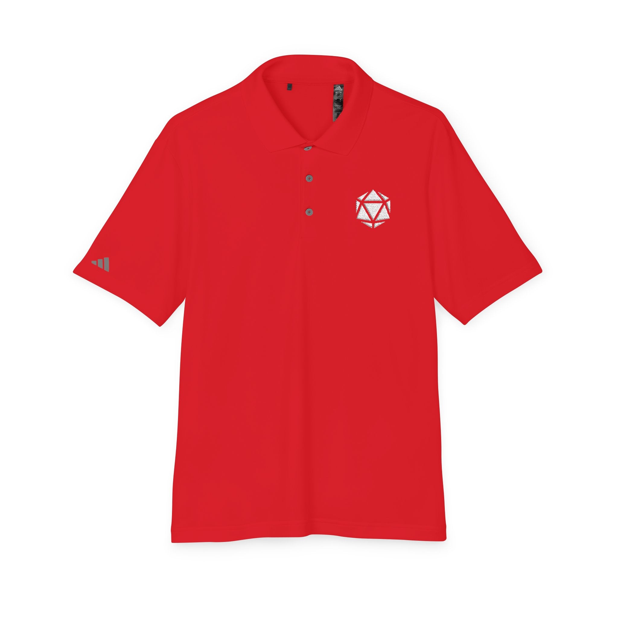 Embroidered Adidas D20 Logo Polo — Performance Golf Shirt