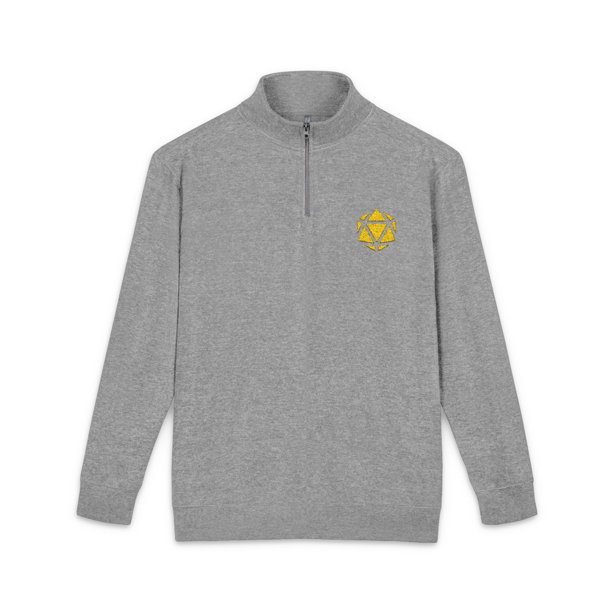 Embroidered Yellow D20 Fleece Pullover
