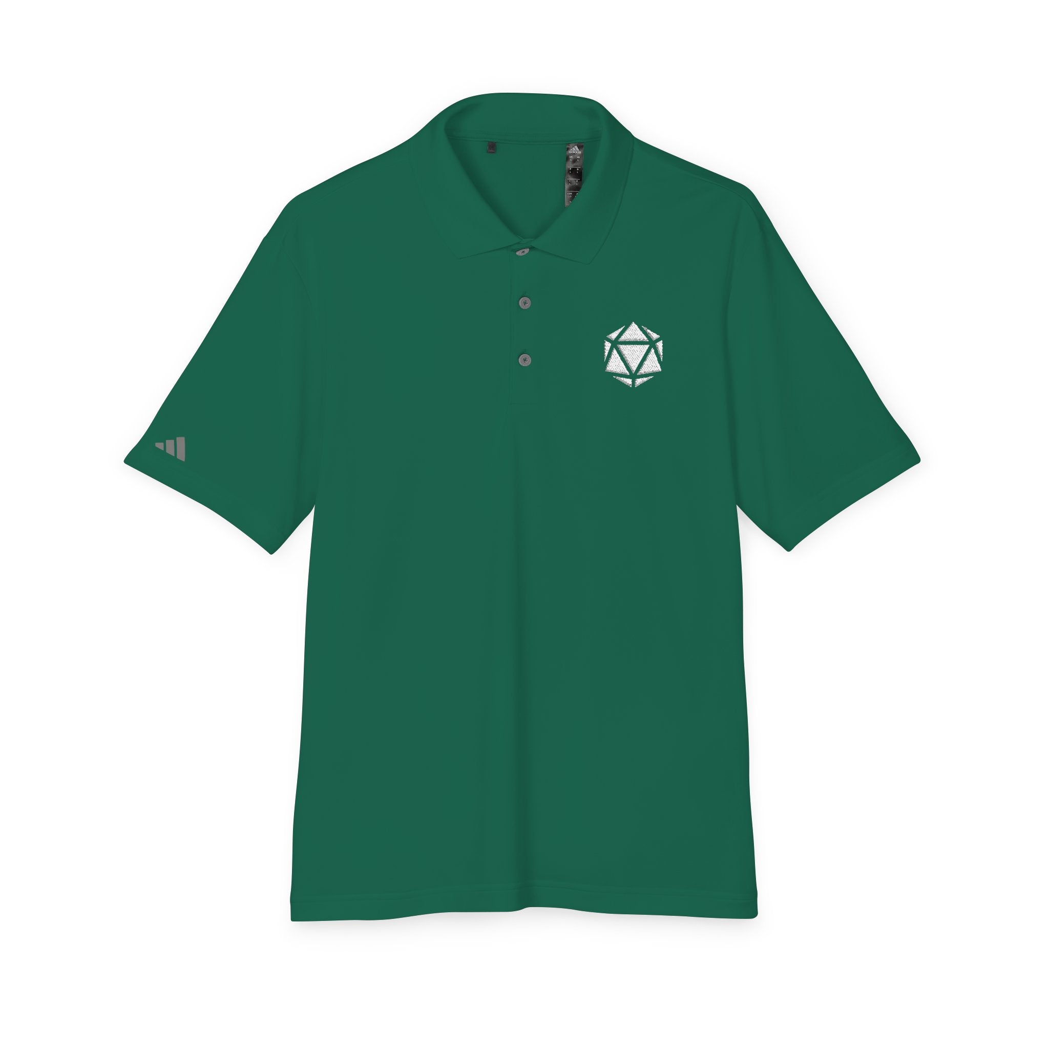 Embroidered Adidas D20 Logo Polo — Performance Golf Shirt