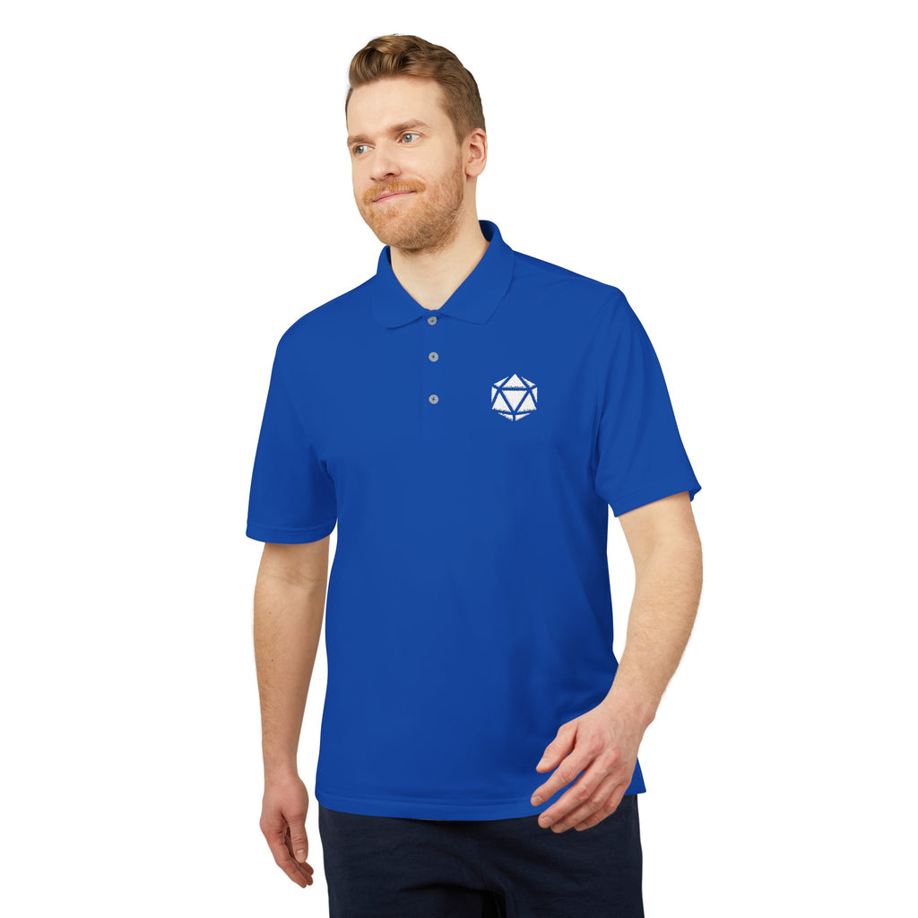 Embroidered Adidas D20 Logo Polo — Performance Golf Shirt
