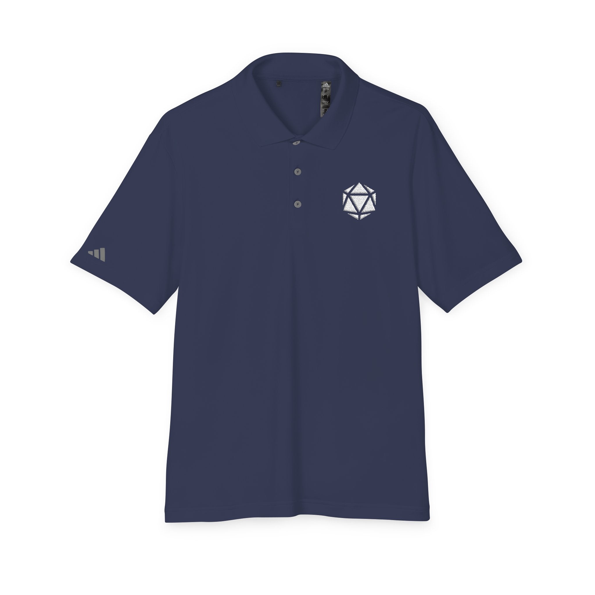 Embroidered Adidas D20 Logo Polo — Performance Golf Shirt