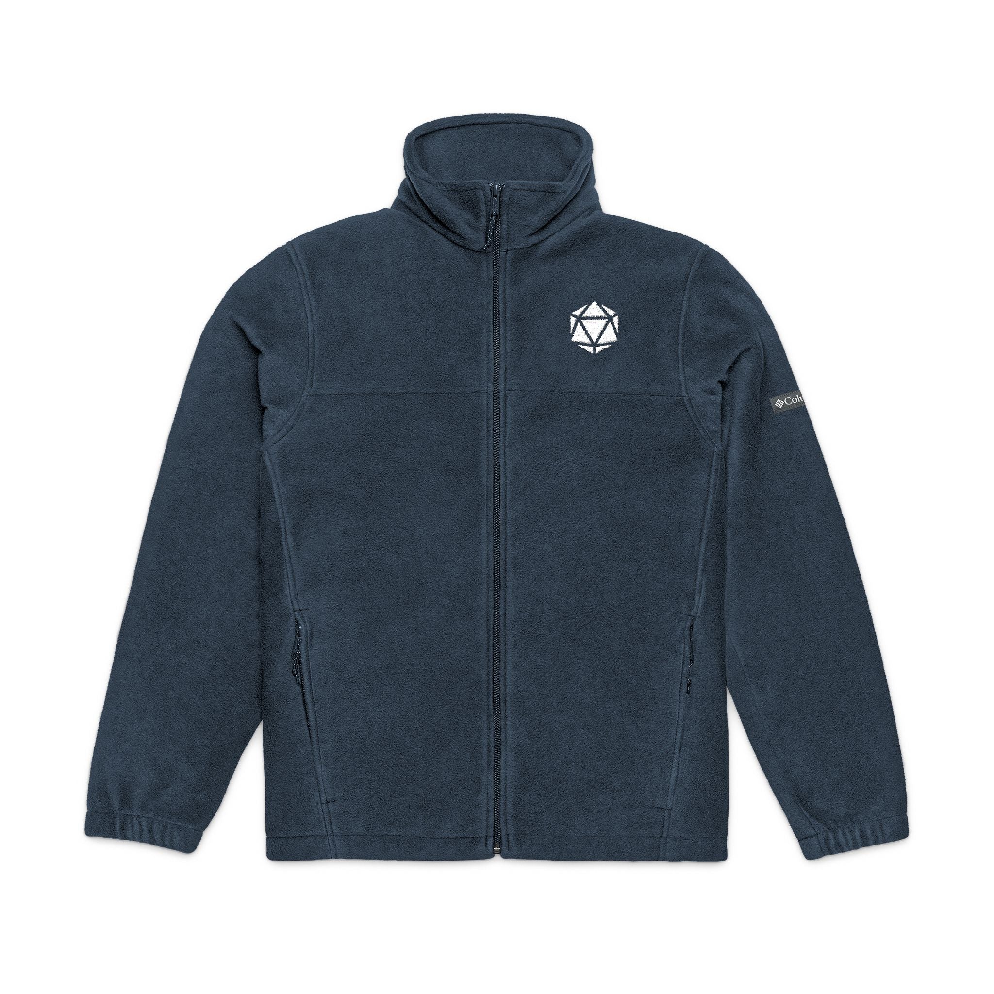 Embroidered D20 Compass Logo Fleece Jacket