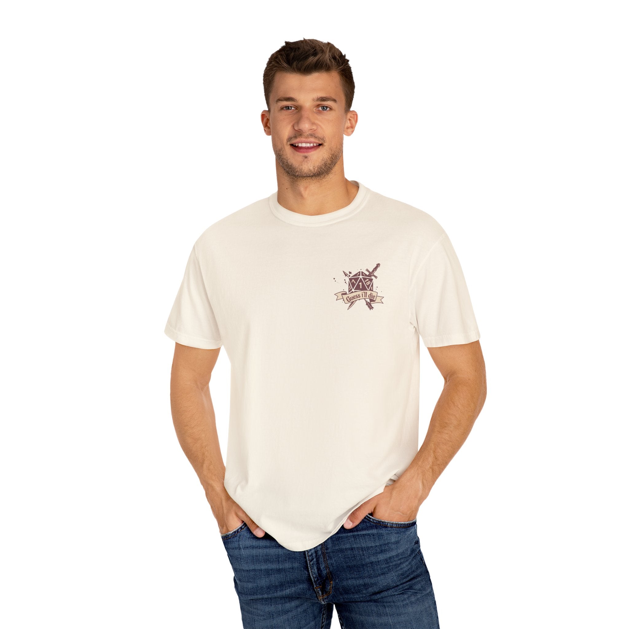 Dungeons and Dragons shirt “guess I’ll die”