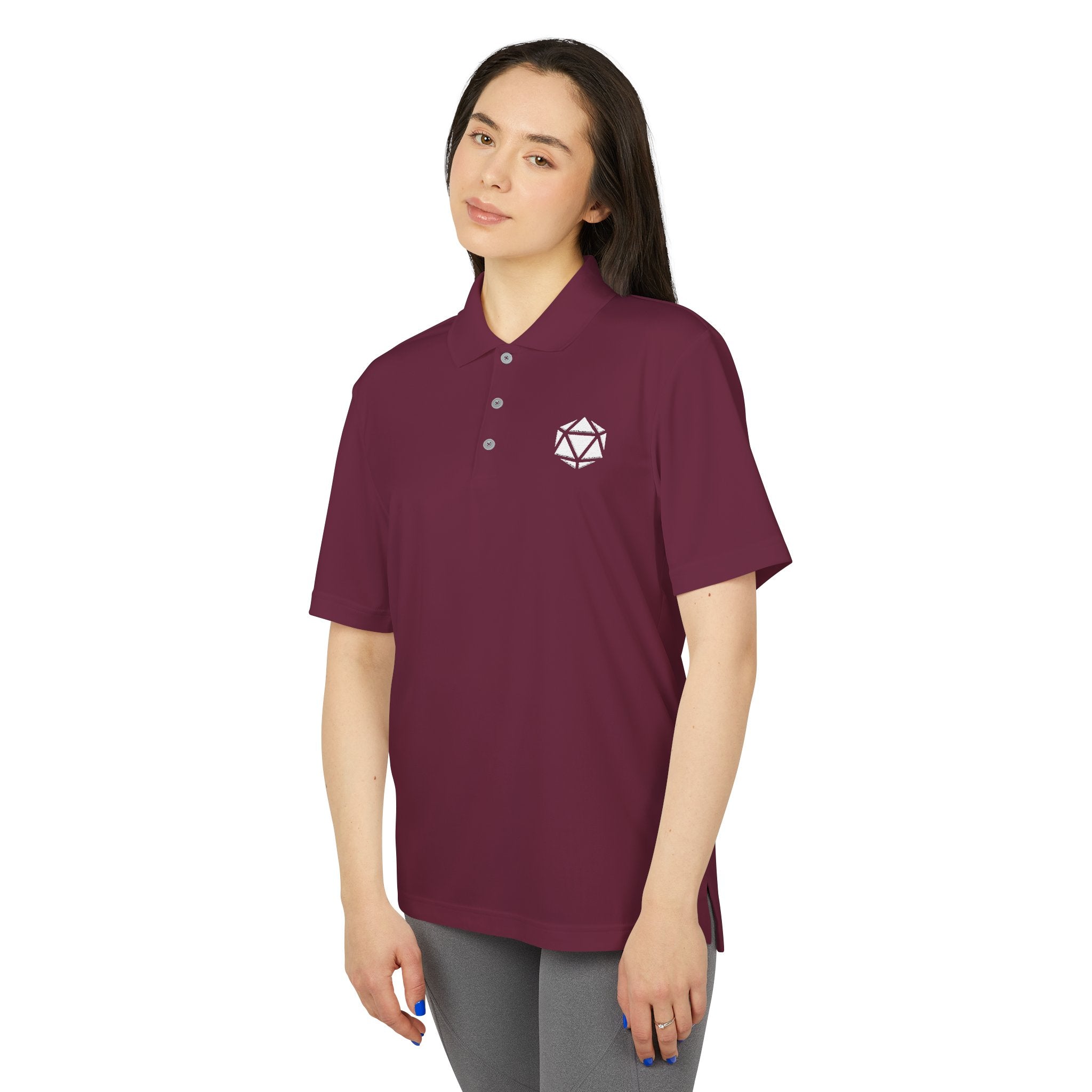 Embroidered Adidas D20 Logo Polo — Performance Golf Shirt
