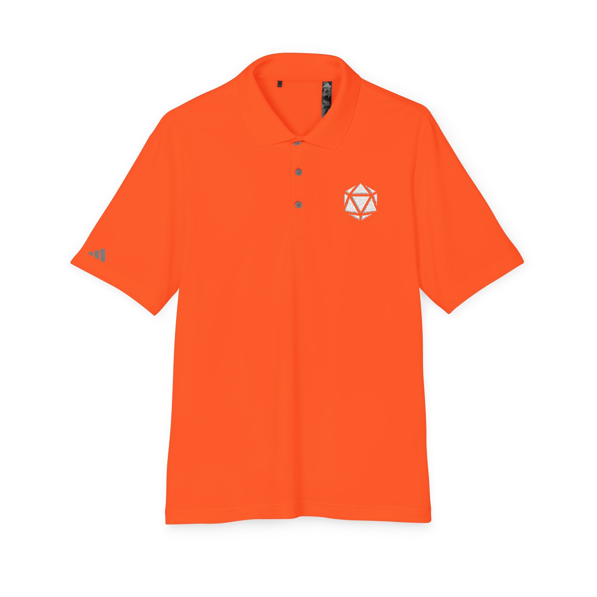 Embroidered Adidas D20 Logo Polo — Performance Golf Shirt