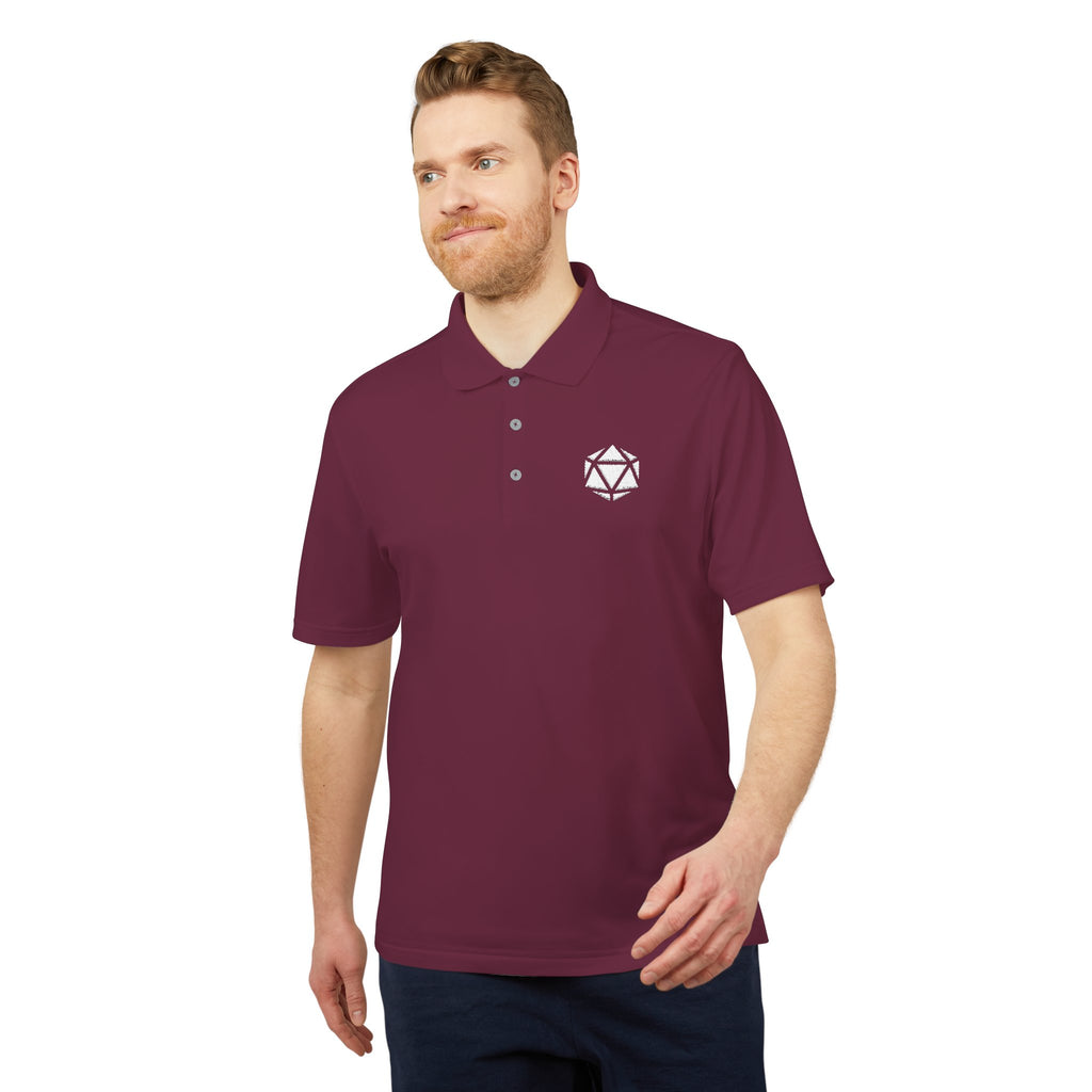 Embroidered Adidas D20 Logo Polo — Performance Golf Shirt