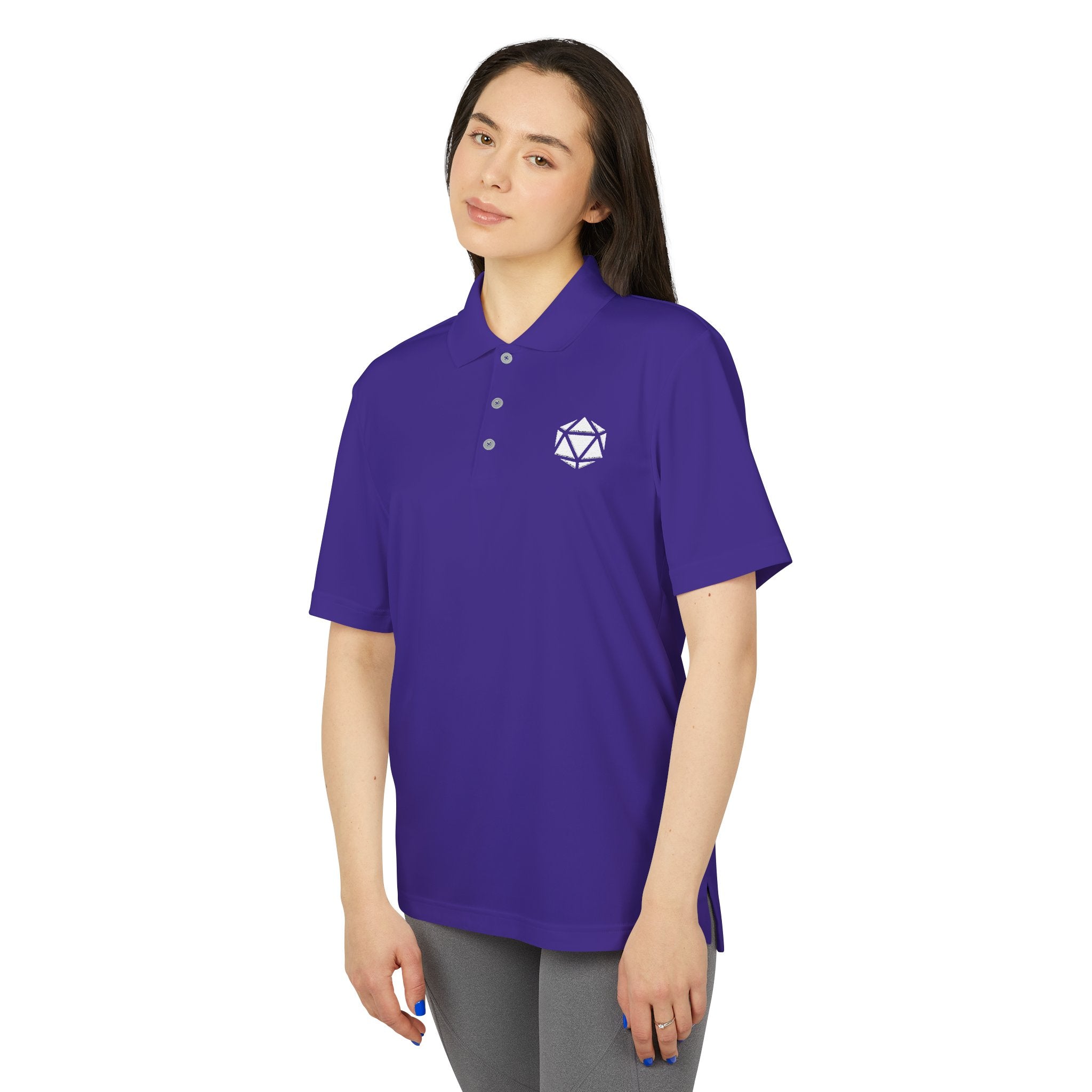 Embroidered Adidas D20 Logo Polo — Performance Golf Shirt
