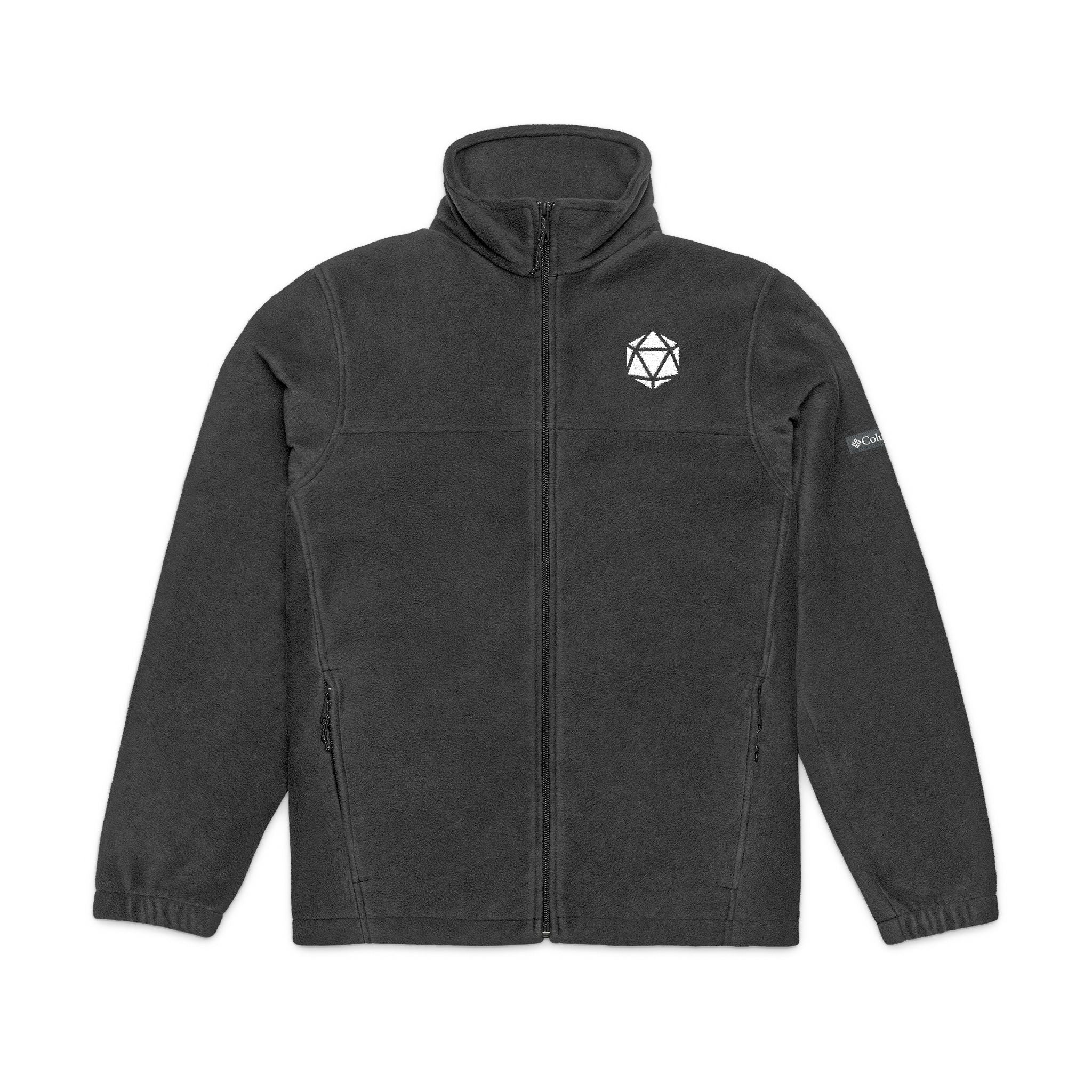 Embroidered D20 Compass Logo Fleece Jacket