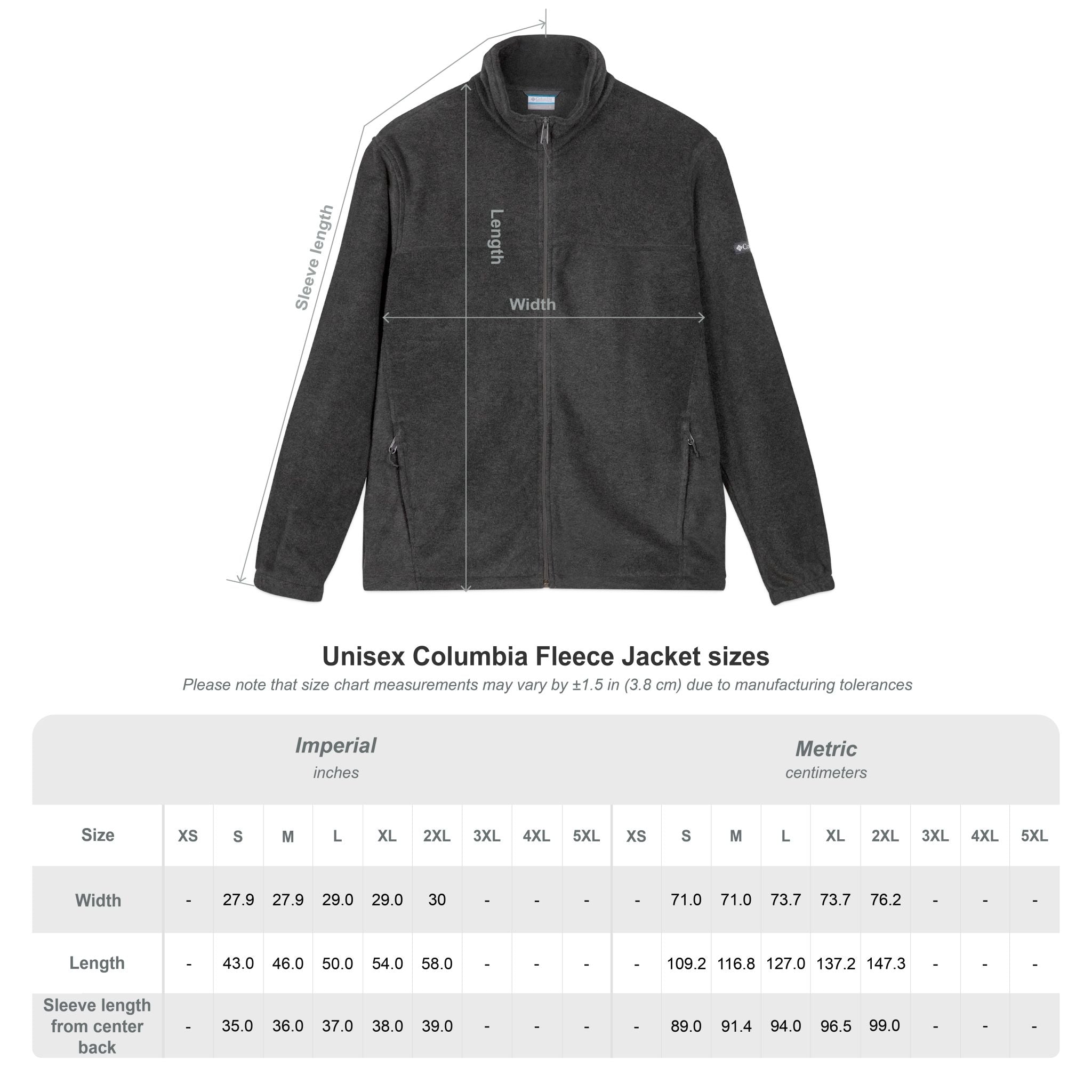 Embroidered D20 Compass Logo Fleece Jacket