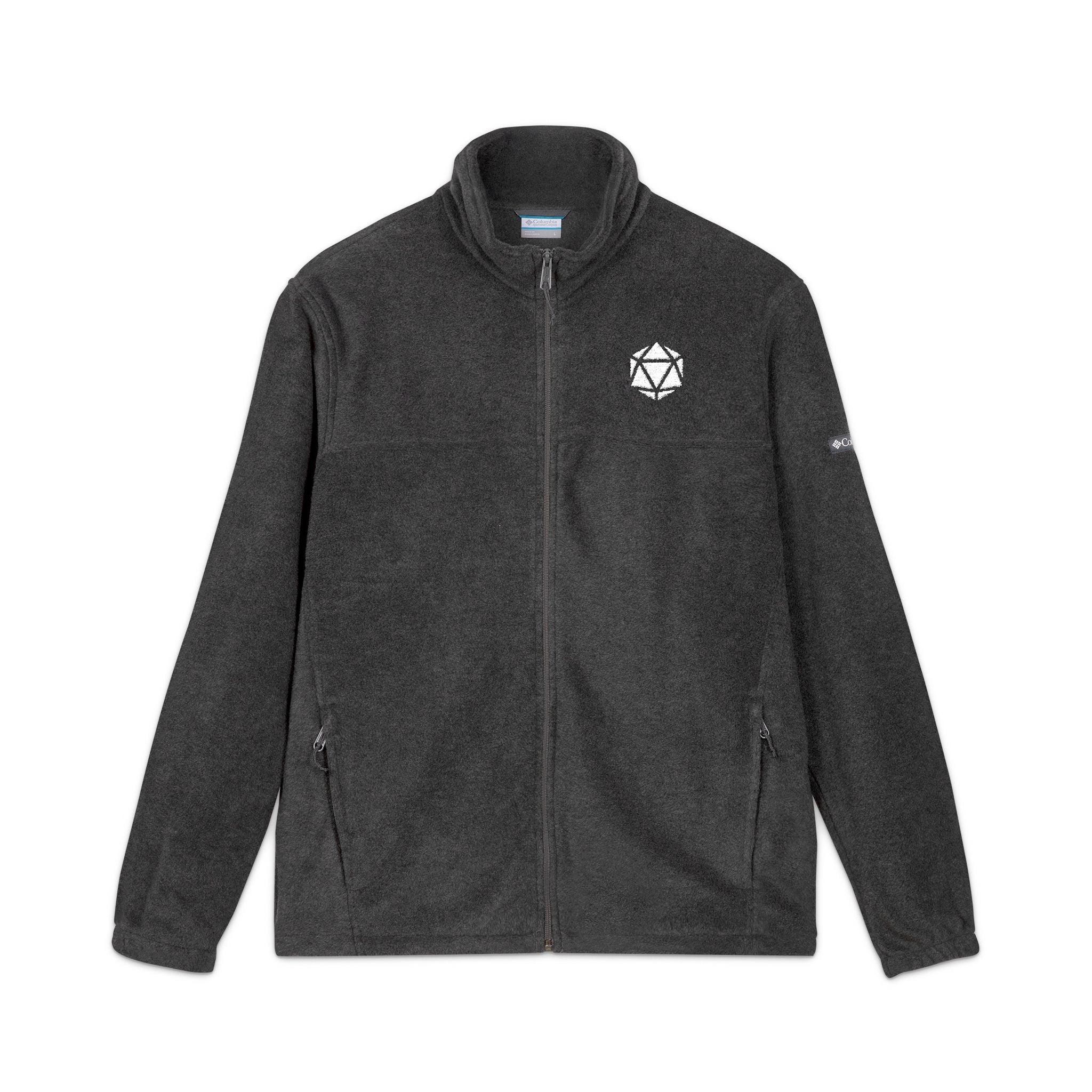 Embroidered D20 Compass Logo Fleece Jacket