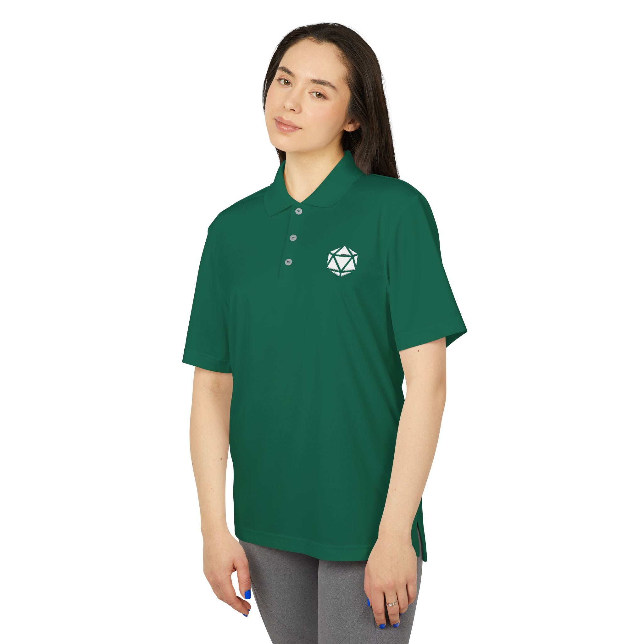Embroidered Adidas D20 Logo Polo — Performance Golf Shirt